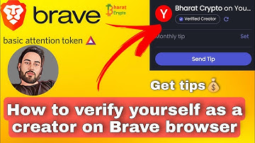How to become a verified creator on Brave browser ⁉️ #verifiedcreator #bravebrowser #braveverified.