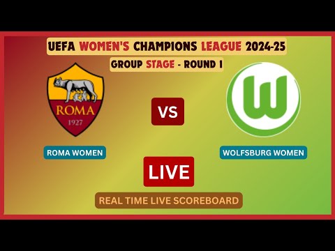 bobatoto2 x gowin77 - Roma Vs Wolfsburg LIVE Score UPDATE Today 2024-25 UEFA Women's Champions League Soccer Football R1