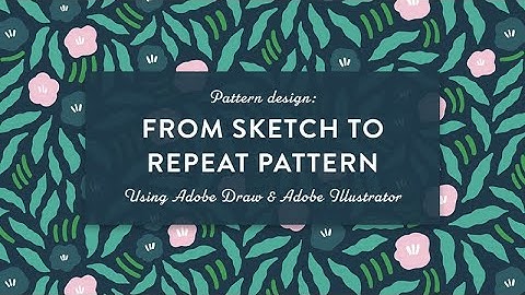 New Class! From sketch to repeat pattern | Skillshare class with Maja Rönnbäck