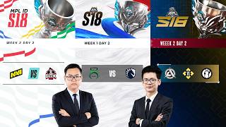 [Offical Restream]MPL ID/MY/PH (S18) [W2D2] (Part-10)🇲🇲LIVE🔴