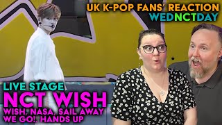 NCT Wish - Live Stage - Wish, NASA, Sail Away, We Go!, Hands Up - UK K-Pop Fans Reaction