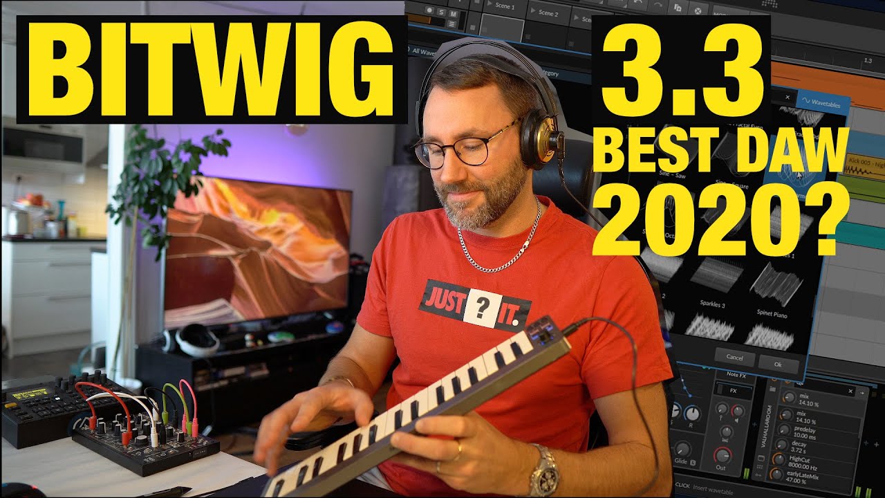 Bitwig 3.3 News - Wavetables, Polymer Synth, Editing Tips - YouTube