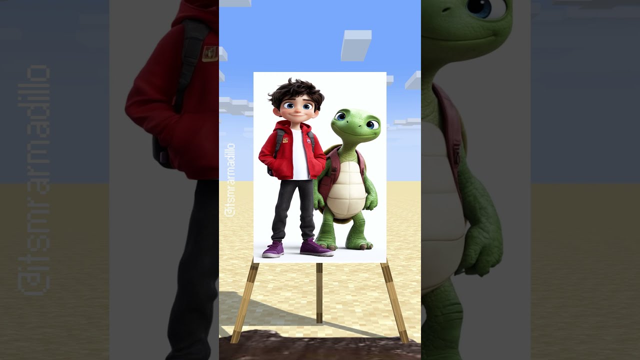 HELP Herobrine Draw JJ AND MIKEY MAIZEN Challenge Bones Imagine Dragons Minecraftanimation