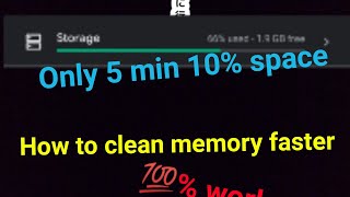 How to clean memory faster 💯% working without uninstalling any apk only 5 min 10% space screenshot 5