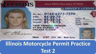 Illinois Motorcycle Permit Practice Test 2