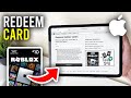 How To Redeem Roblox Gift Card On iPad - Full Guide