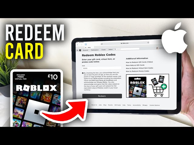 How To Redeem Roblox Gift Card On  Tablet