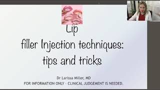 Lip Filler Injection Technique: Tips and Tricks. Training