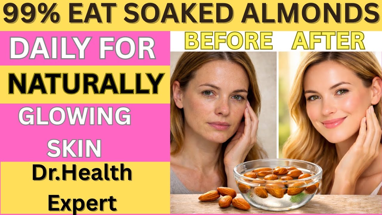Seniors “Eat Soaked Almonds Daily for Naturally Glowing Skin”