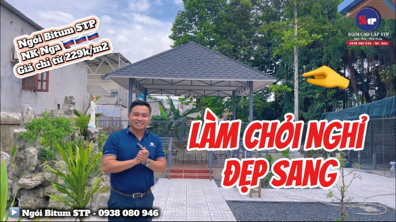 ✅Chòi Nghỉ Sân Vườn Đơn Giản Mà Đẹp | Tấn Sơn STP