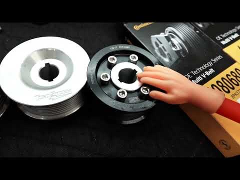 smol pulley Torqnado dyno (torq storm blower pulley swap)