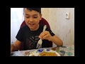 Быстрый, вкусный завтрак. Драники от Надира (10 лет)