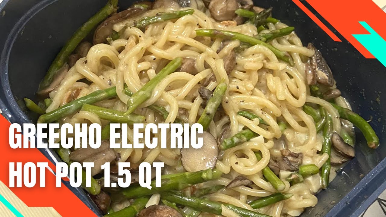 GREECHO Electric Hot Pot 1.5 Qt Review & Test Mini Hot Pot with