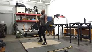 180212 - Hip Snatch + Snatch - 2@205 - 1 - MISS