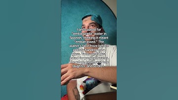 pregnant water? i’ll pass 💧😂 #airlearn #spanish #fluencytips