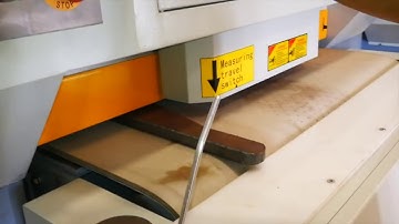 Jonsen Sander SG1030 JS+D de slagging of plasma cut parts with heavy slag dross