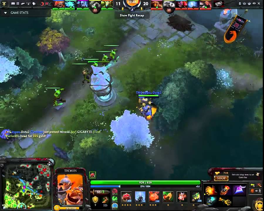 TNC Dota VS Gigabyte Mineski (Game 3) - Mineski Pro-Gaming League Season-7-Highlights