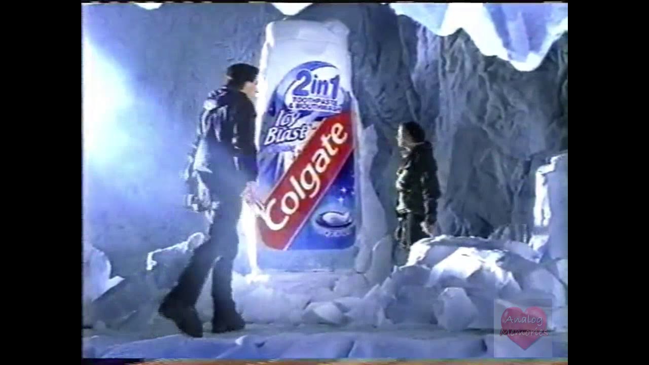 Colgate Icy Blast Toothpaste | Television Commercial | 2001 - YouTube