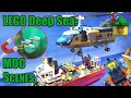 LEGO Deep Sea - MOC Scenes with Magnets &amp; Fishing Line 🔱🦈🤿🏹