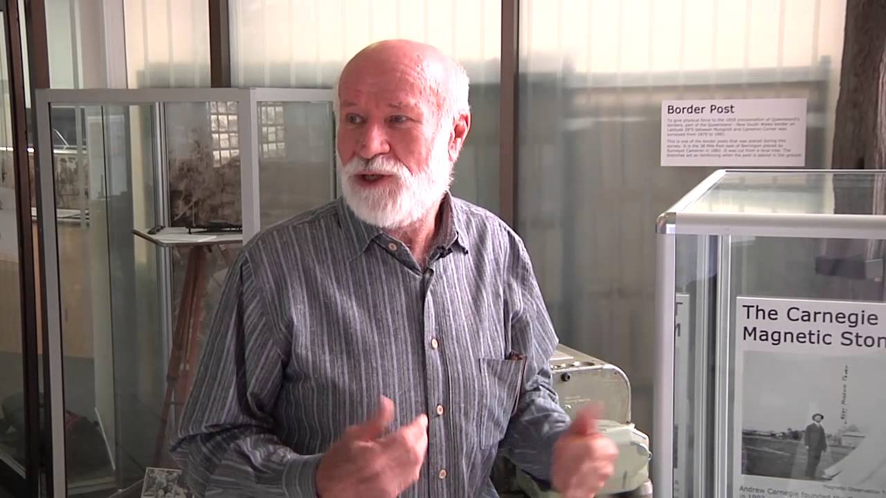 Carnegie Institute of Washington sandstone block - Land Museum video tour