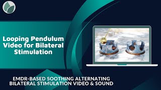 EMDR Therapy Bilateral Stimulation Tool with Bilateral Sound - Looping Pendulum