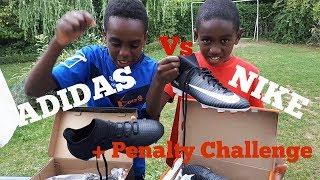 FOOTBALL - Unboxing ADIDAS X 17.2 FG vs NIKE Mercurial Victory DF + Penalty CHALLENGE | K-Boyz TV