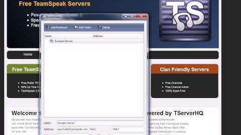 How to make your own TeamSpeak Channel