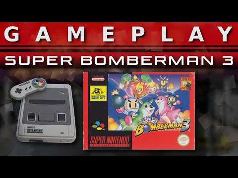 Video Gameplay : Super Bomberman 3 [SNES]
