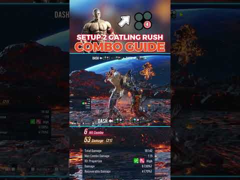 TEKKEN 8 Bryan Fury Combo Guide | UF4 Setup 2 Gatling Rush