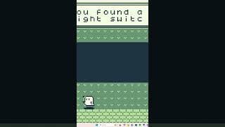 GB Studio light switch concept 😀 #gbstudio #gameboy #gamedev