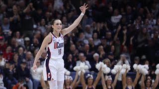 Nika Mühl: UConn women's basketball postgame locker room NCAA Tournament (Syracuse) - 3/25/24