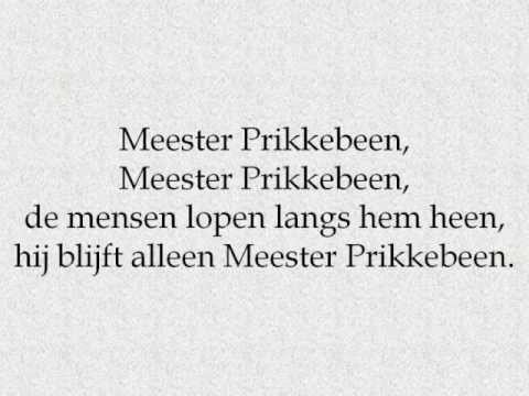 Boudewijn de Groot - Prikkebeen - tekst