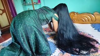 4Ft Black & Silky Long Hair Play For Beautiful Indian Girl | Gorgeous Hair Play For Long Hair |