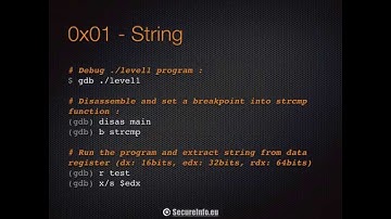 Debugging and reverse algorithm with GDB