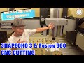 CNCルーター【SHAPEOKO 3】で切削！アルミ部品をDIY！CADソフト【Fusion 360】とCNCフライス盤【SHAPEOKO 3】を使ってアルミ部品を切削するよ！