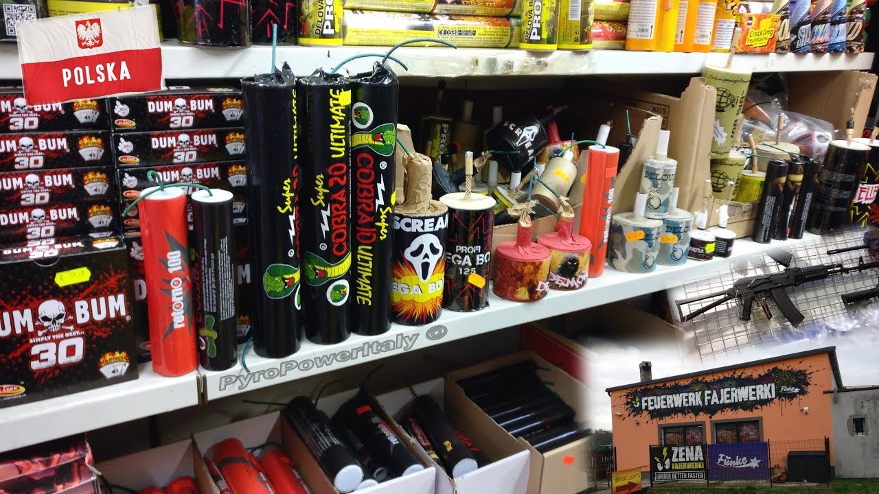 Comprare Fuochi e Botti di Capodanno in POLONIA! Trip to POLENMARKT Hohenwutzen & Slubice 2017/18