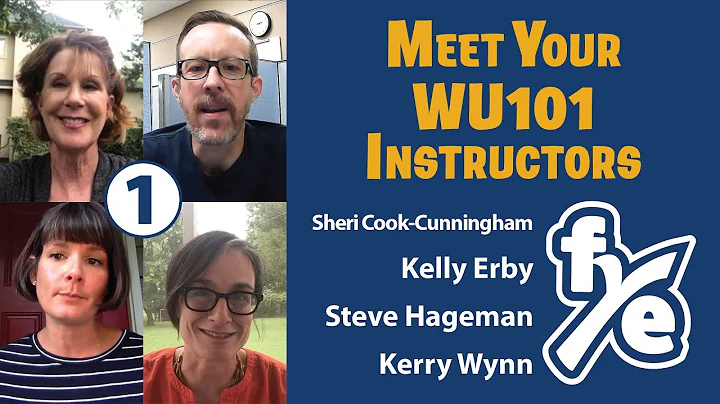Meet Your Fall 2020 WU101 Instructors #1