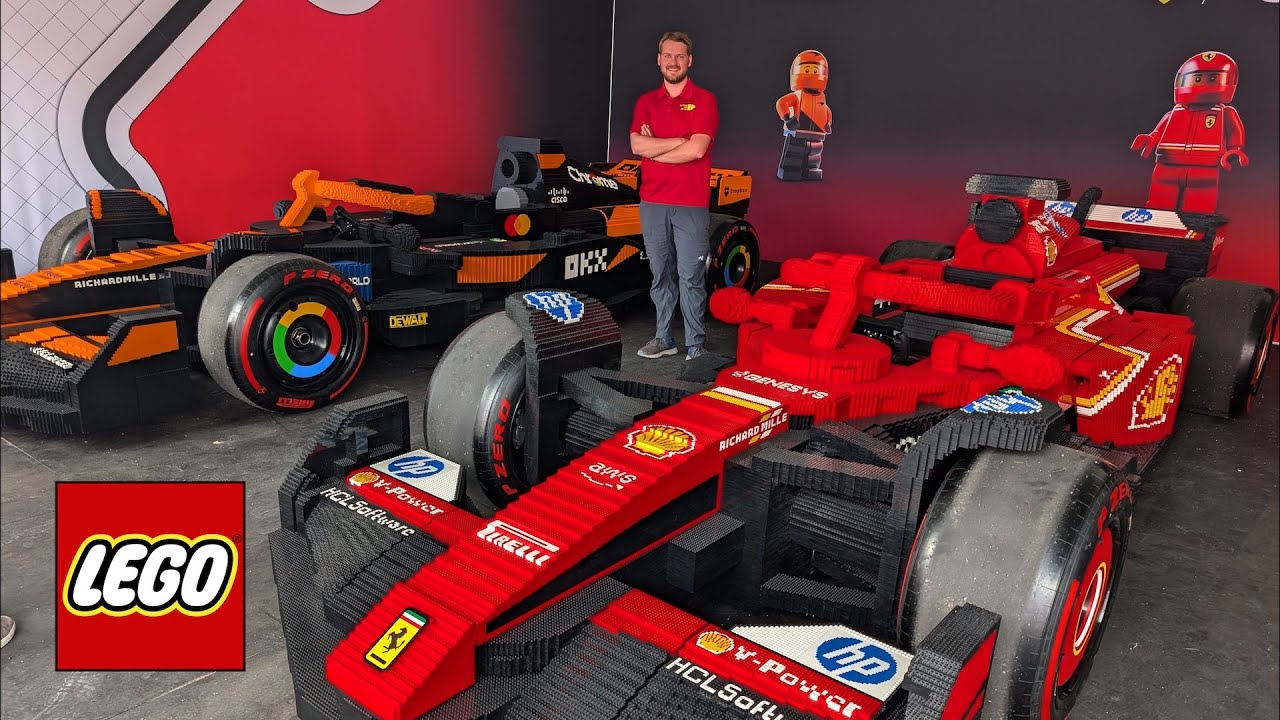 10 Life-Size LEGO Formula 1 Cars at Miami Grand Prix 2025