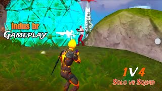 😱 NOOB vs PRO in INDUS BR | Crazy Kills & Funny Moments! @PrimeRushGame #indus #indusbr