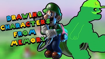Drawing Video Game Characters from Memory