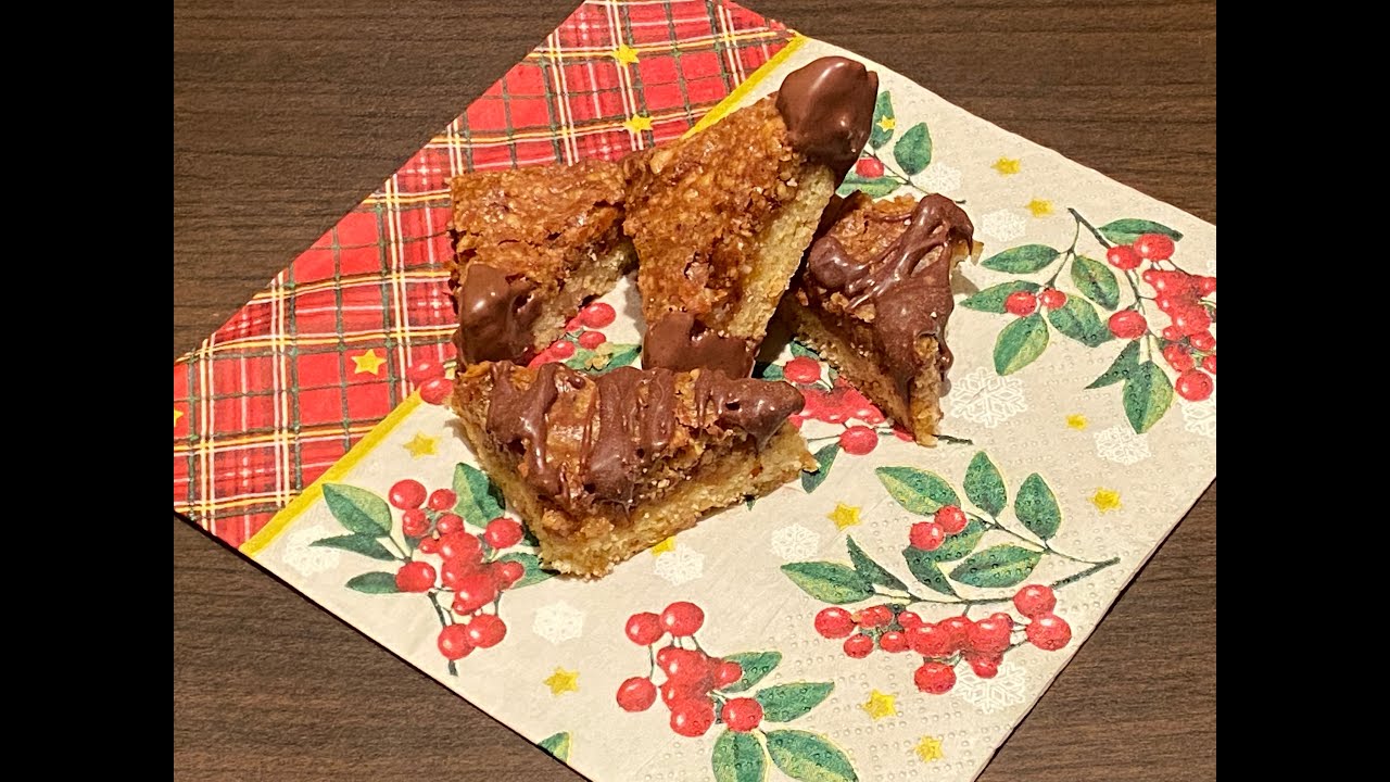 Nussecken / Weihnachten / Plätzchen / vom Blech / Die Krümelstube YouTube