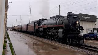 CPKC 2816 Final Spike Steam Train in IL, IA - May 9, 2024