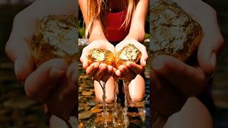 Golden Echoes Beneath the Stream 🪙✨ #Shorts #GoldDiscovery #NatureTreasure