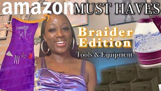 Amazon MUST HAVES: Braider Edition || Tools & Equipment for New Braiders || Amazon Favorites
