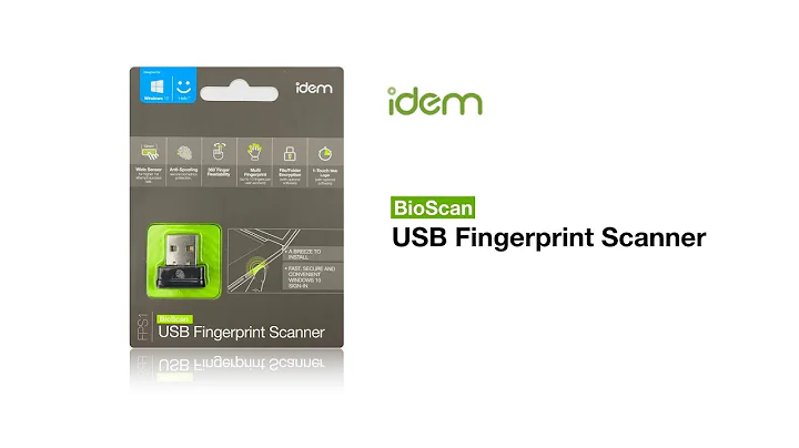 Fingerprint Scanner/Reader, Idem FCC BioScan Compact USB Fingerprint Scanner Big Sale at Amazon.