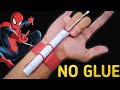 How to make a paper web shooter without glue  how to make web shooter with paper
