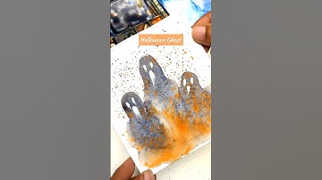 Spooky Thumbprint Ghosts | Watercolor Tips | Halloween #halloween #watercolor #ghost #painting #art