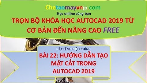 Cách vẽ mặt cắt trong Cad bằng lệnh hatch