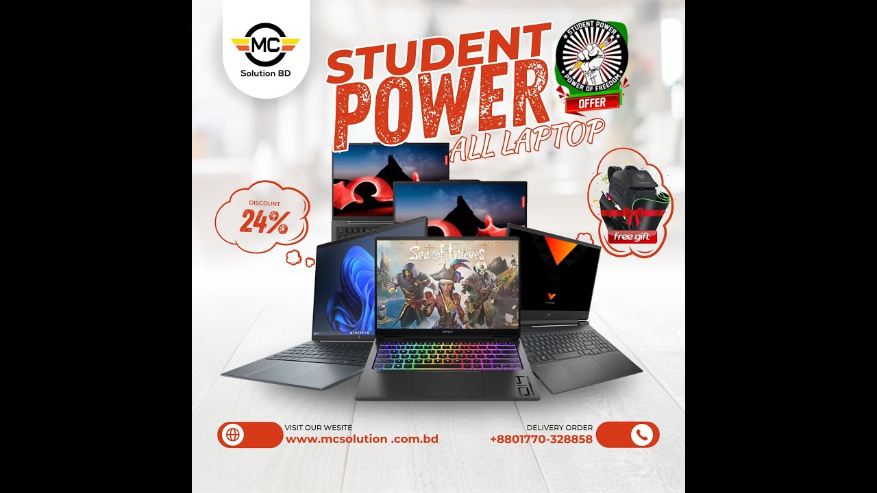 GAMING LAPTOP OFFER LENOVO | STUDENT POWER OFFER AT MC SOLUTION BD