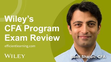 Wiley’s CFA® Program Exam Review: Welcome and Overview of Study Materials